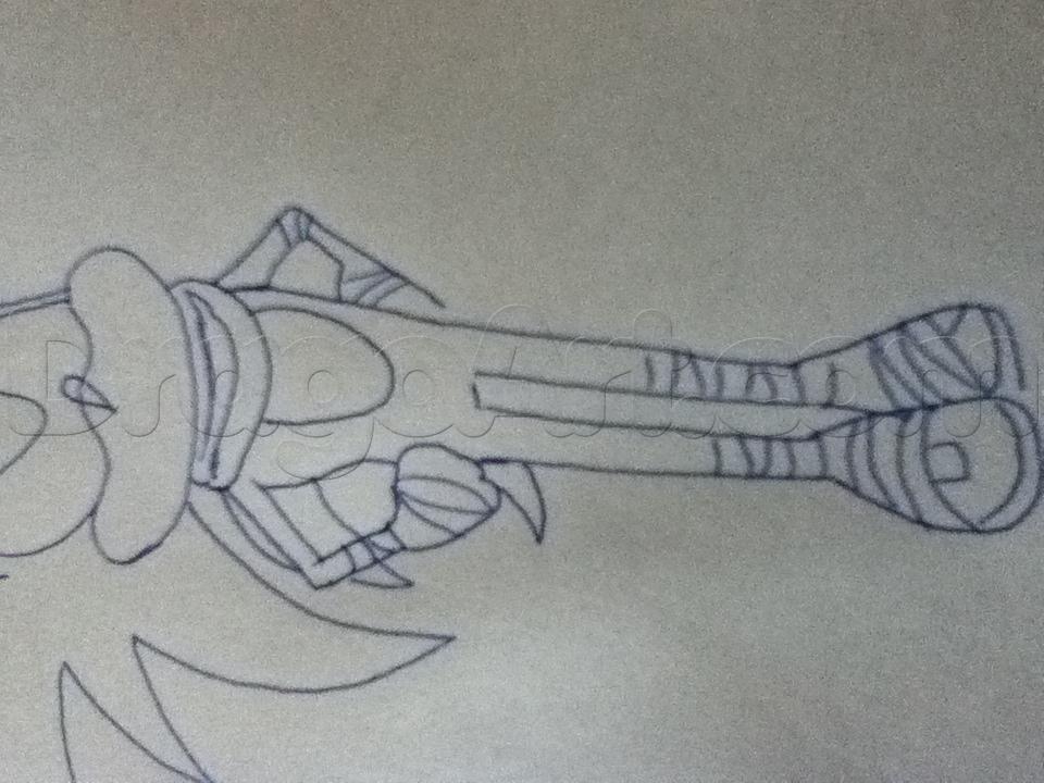 960x720 step how to draw sonic the hedgehog from sonic boom - Sonic Boom Drawing