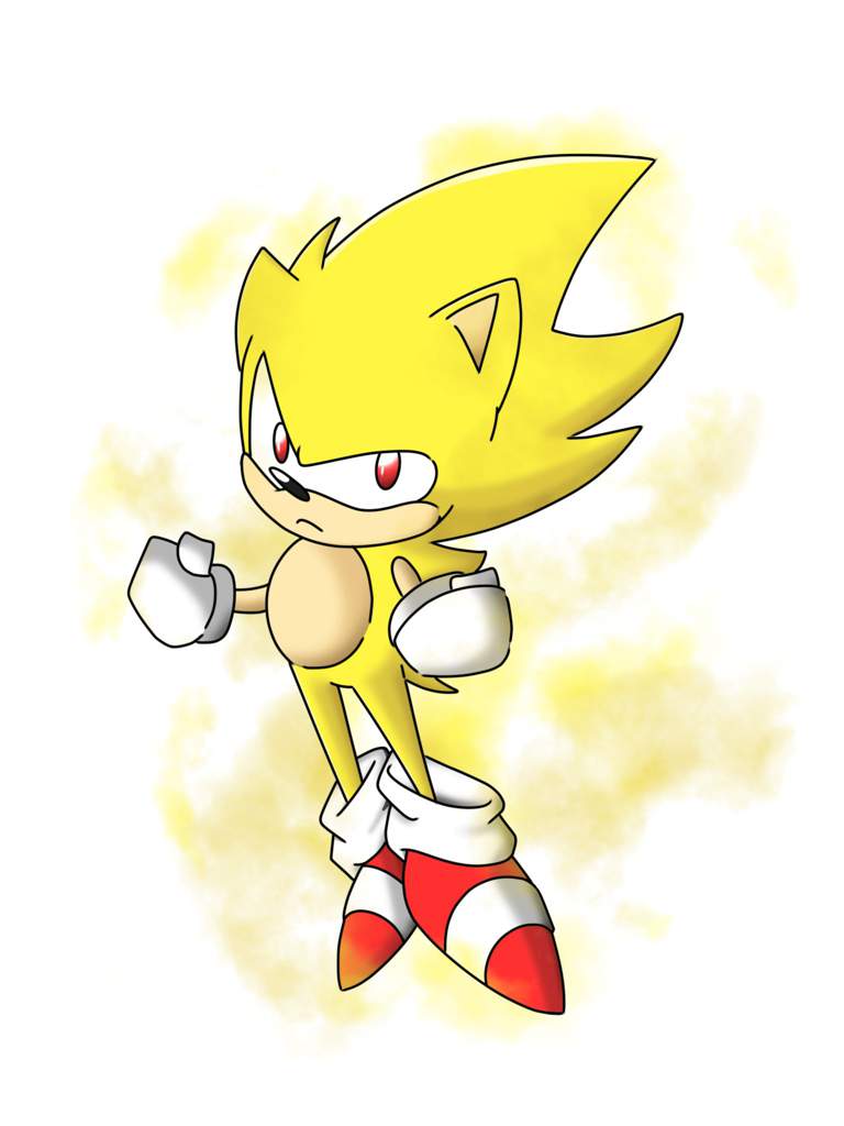 768x1024 drawing of super sonic sonic the hedgehog! amino - Sonic Drawing