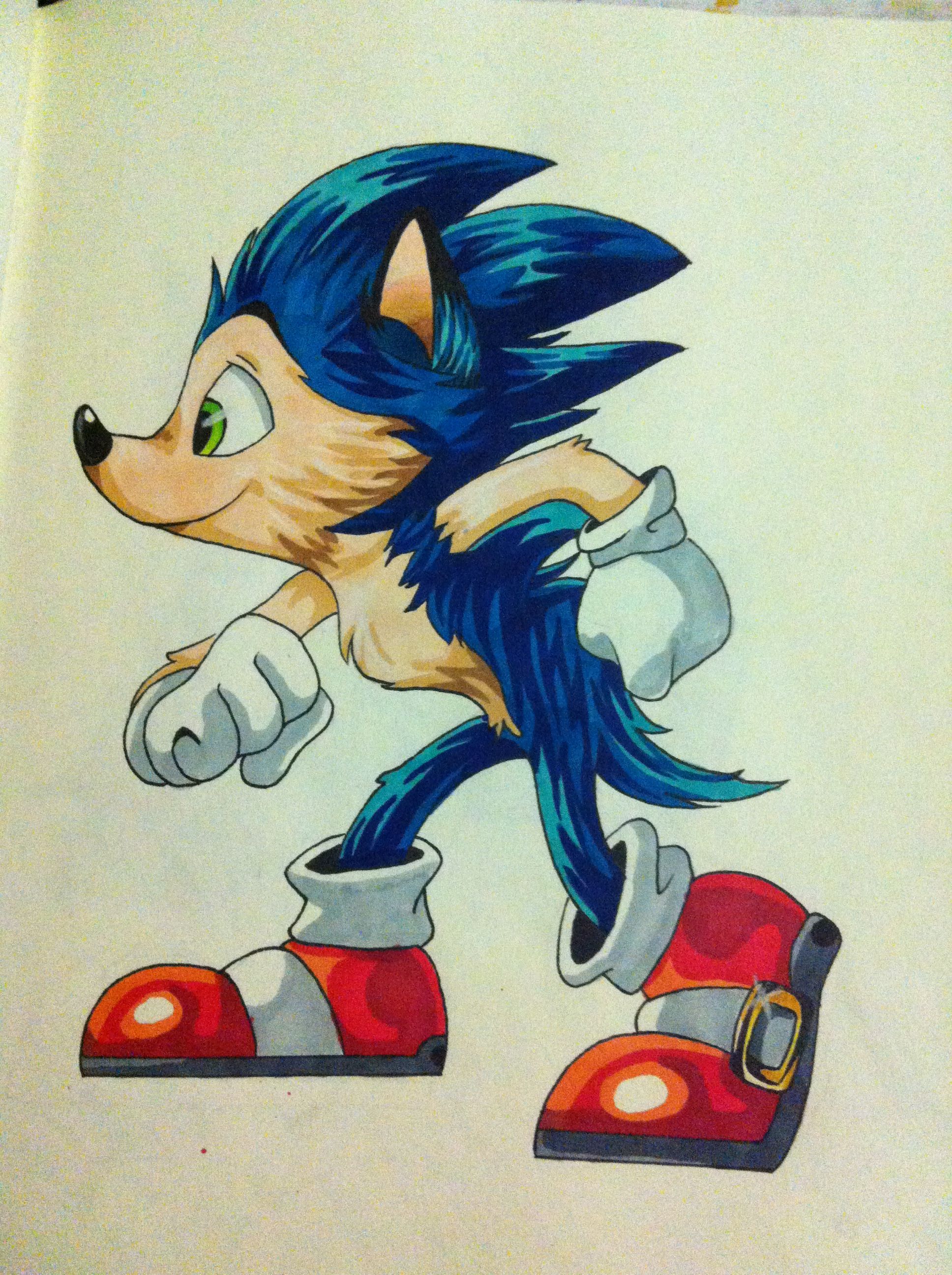 1936x2592 Awesome Sonic Drawing! Please Support This Person Drawing Before - Sonic Drawing