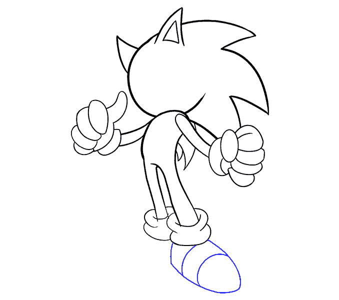 678x600 How To Draw Sonic The Hedgehog In A Few Easy Steps Easy Drawing - Sonic Drawing Book