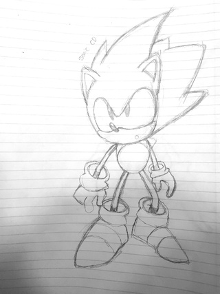 320x427 I Forgot My Sketch Book - Sonic Drawing Book
