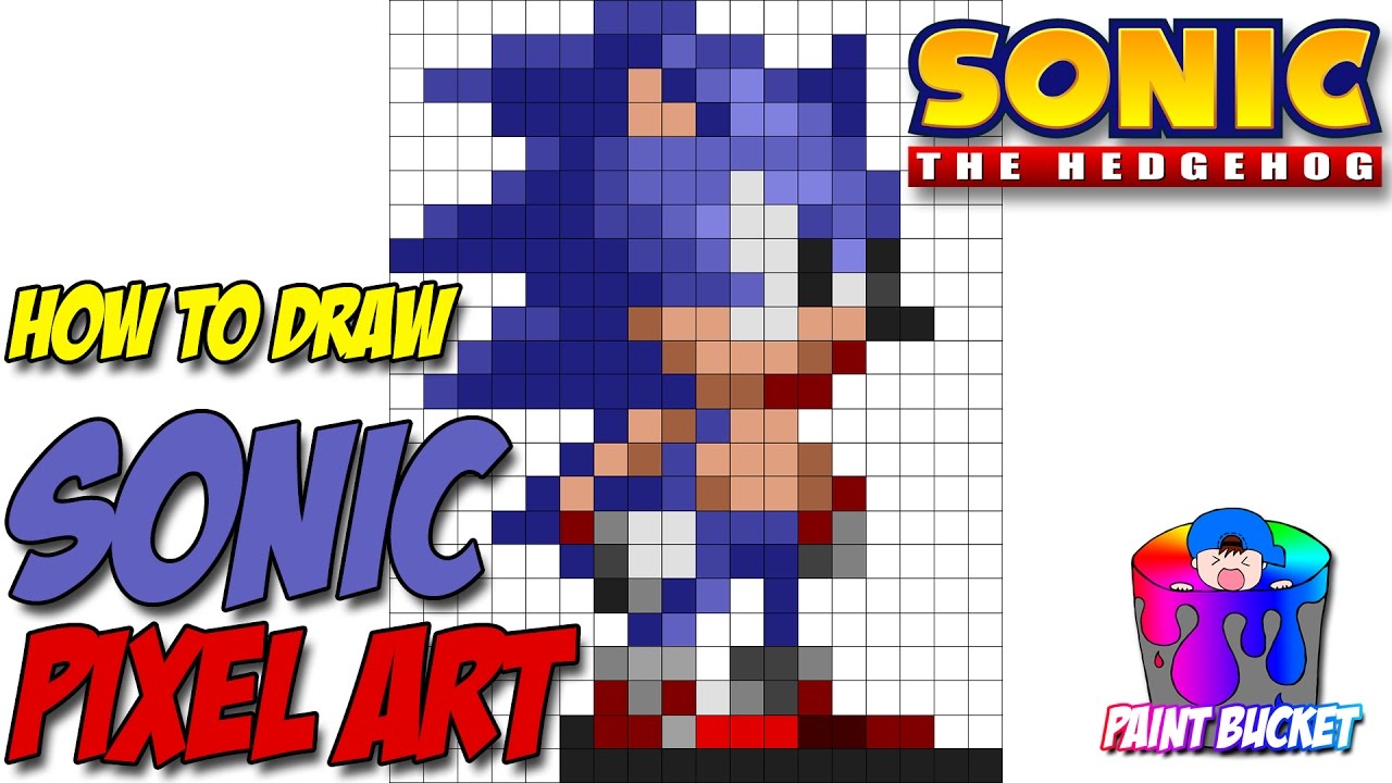 1280x720 How To Draw Sonic The Hedgehog Bit - Sonic Drawing Games
