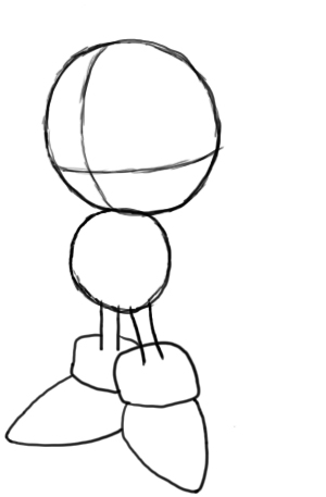 300x457 How To Draw Sonic The Hedgehog - Sonic Drawing Pictures