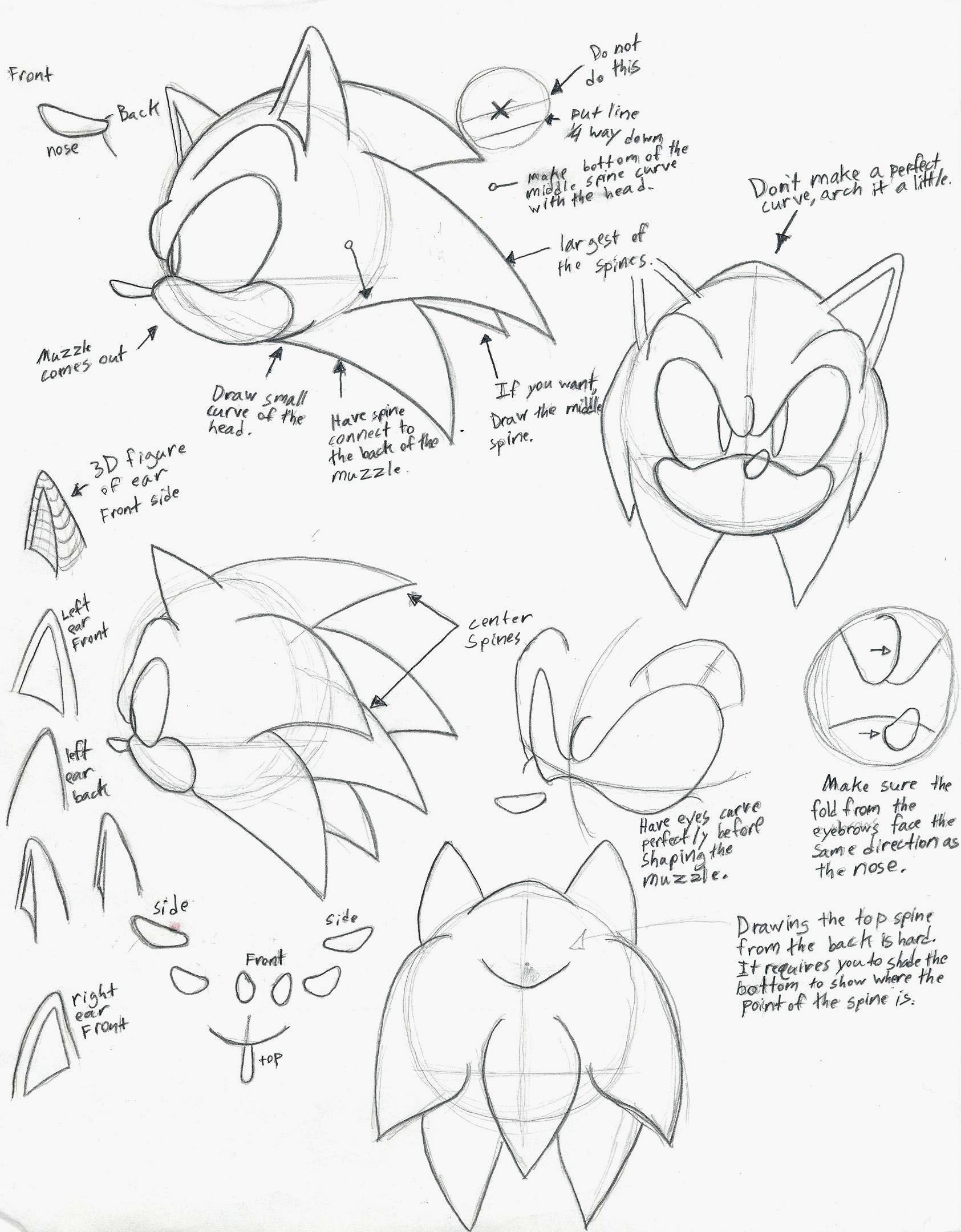 1685x2159 Ring Drawing Sonic For Free Download - Sonic Drawing Pictures