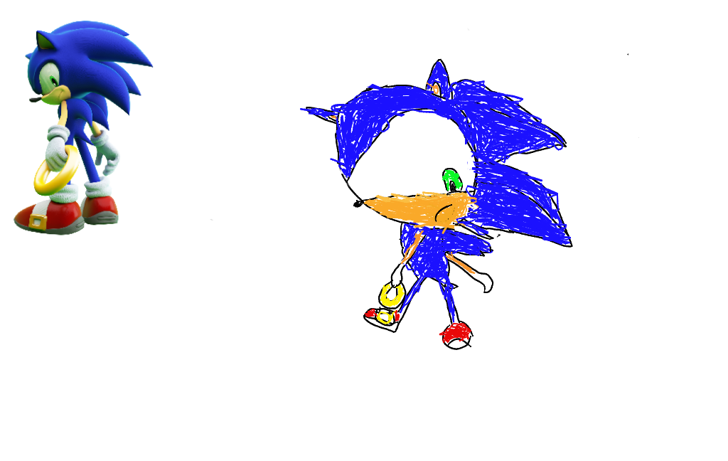 1024x648 Drawing Sonic Draw Huge Freebie! Download For Powerpoint - Sonic Drawing Pictures