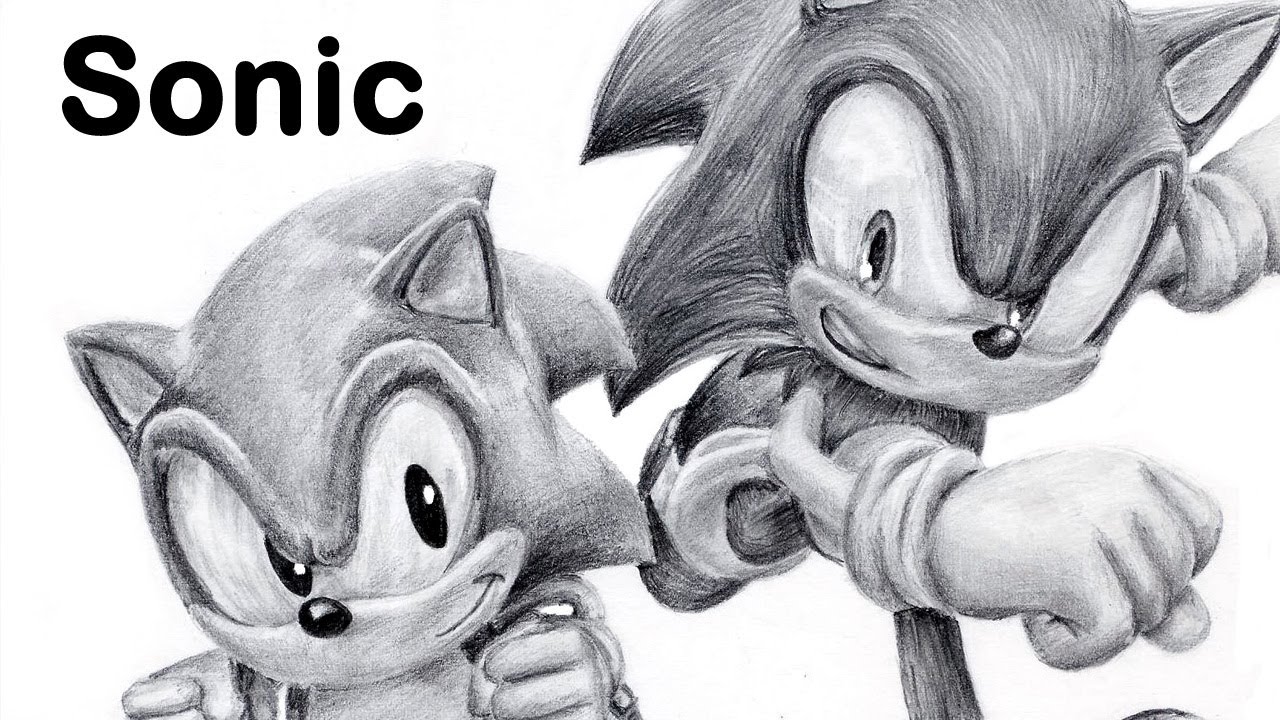 Sonic фото рисовать