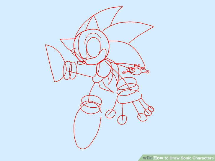728x546 Ways To Draw Sonic Characters - Sonic Drawing Pictures