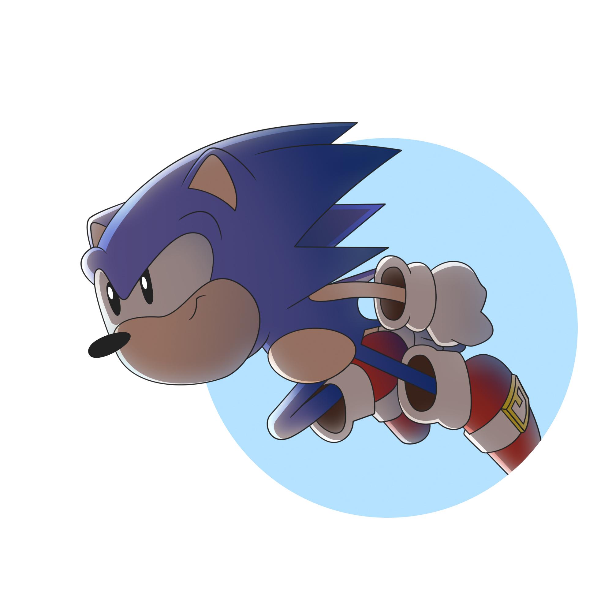 2000x2000 A Toei Sonic Drawing Sonicthehedgehog - Sonic Drawing Pictures