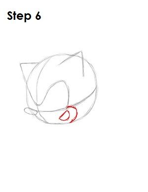 300x388 how to draw sonic the hedgehog steps - Sonic The Hedgehog Drawing