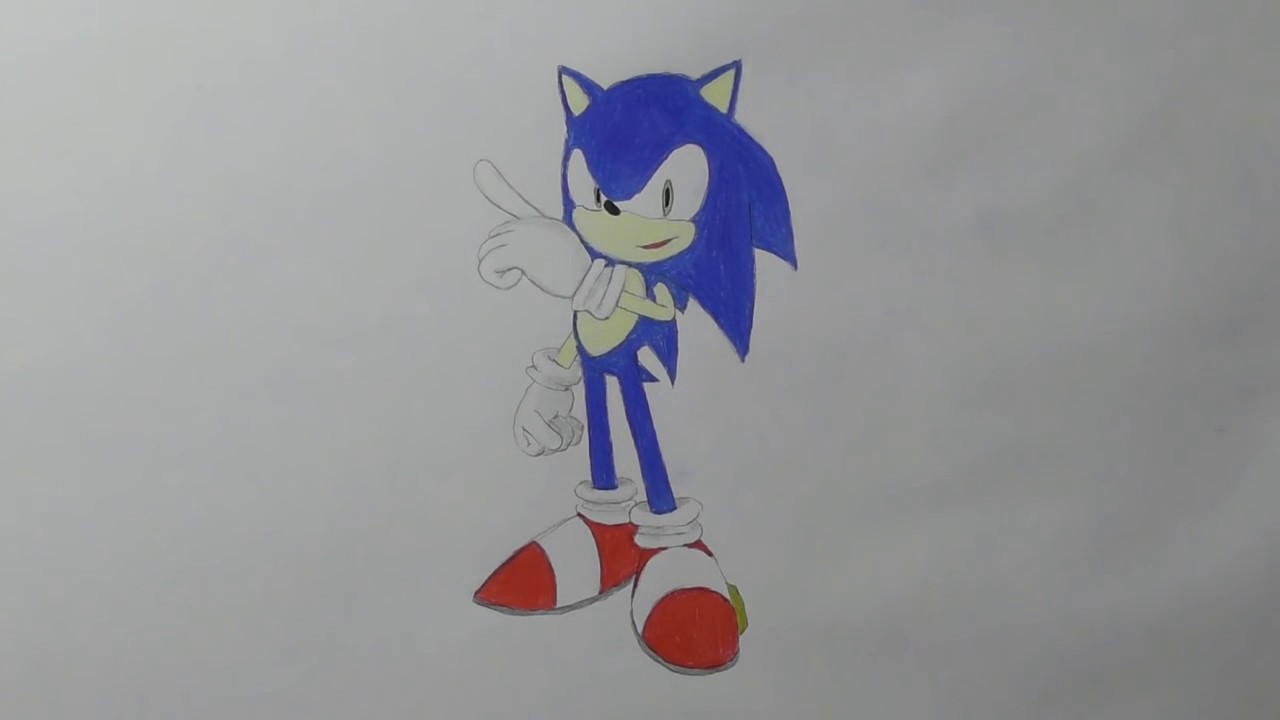 1280x720 How To Draw Sonic The Hedgehog Like A Pro - Sonic The Hedgehog Drawing