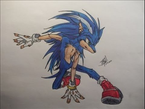 480x360 Sonic The Hedgehog Drawing - Sonic The Hedgehog Drawing