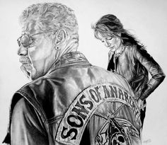 Sons Of Anarchy Drawing