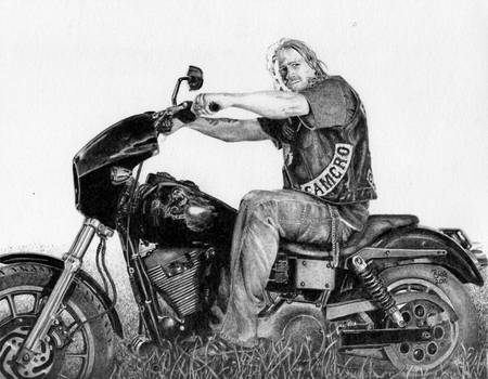 450x350 Sons Of Anarchy' Drawing - Sons Of Anarchy Drawing