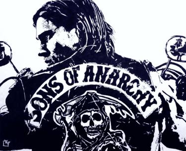 375x305 Sons Of Anarchy - Sons Of Anarchy Drawing