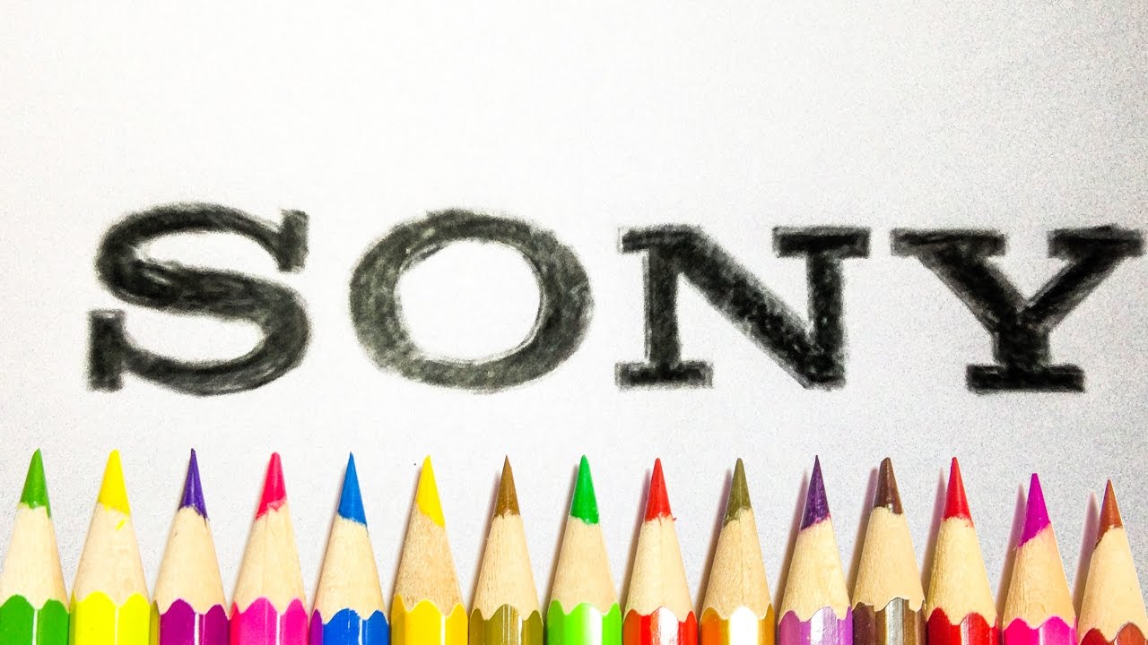 1280x720 how to draw sony logo - Sony Drawing