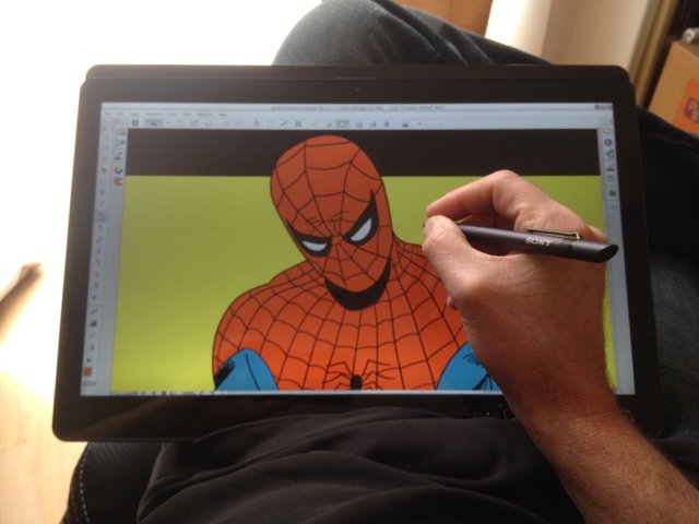 640x480 sony vaio flip it's hard not to like this size screen - Sony Drawing