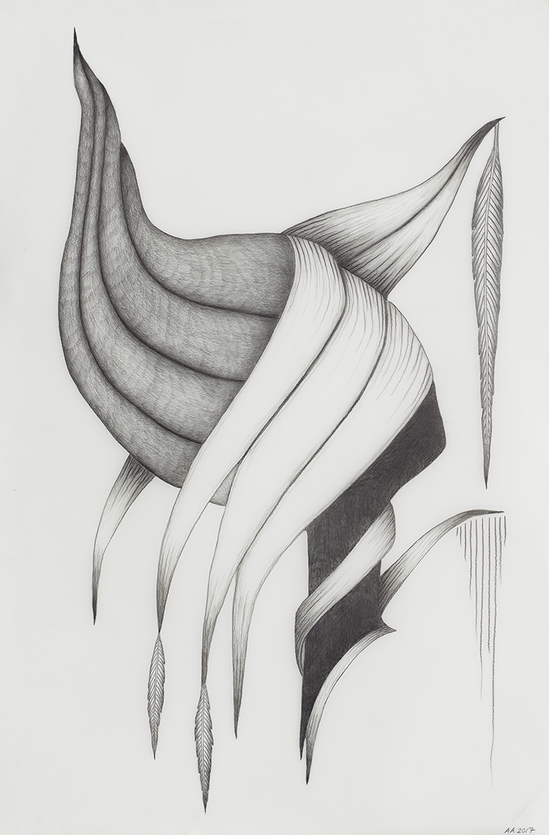 770x1171 Afruz Amighi Showcases Steelwork And Sketches - Sophia Drawing