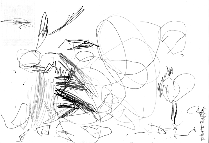 720x491 Sophia And Papa Drawing Journal Of Seeing - Sophia Drawing