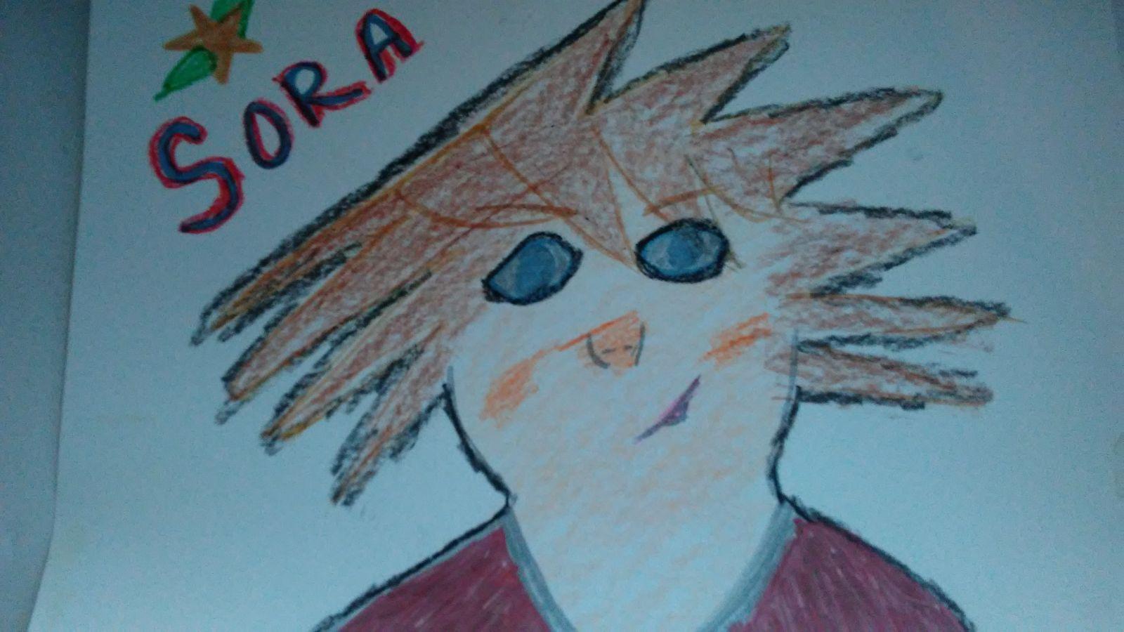 1600x900 my drawing version of sora - Sora Drawing