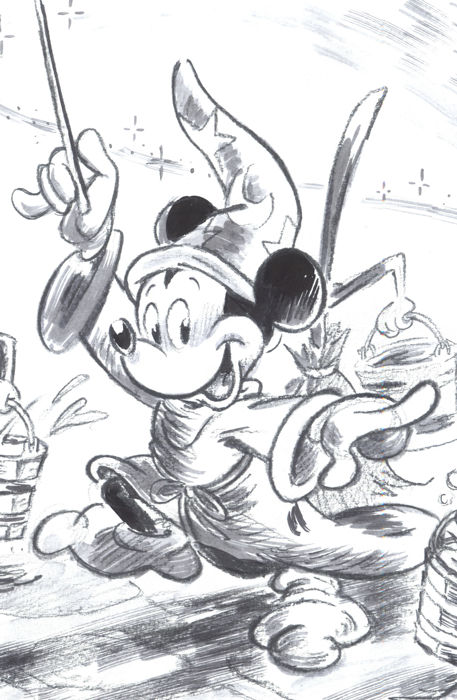 Sorcerer Mickey Drawing at PaintingValley.com | Explore collection of ...