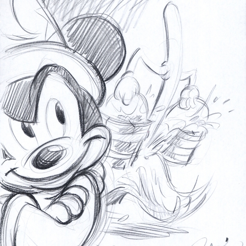 Sorcerer Mickey Drawing At Paintingvalley.com 