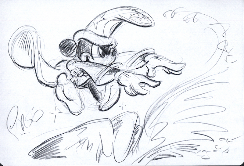 800x544 Mickey Mouse Sorcerer - Sorcerer Mickey Drawing
