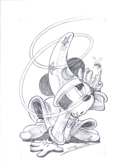 535x700 Vendetta, Z - Sorcerer Mickey Drawing
