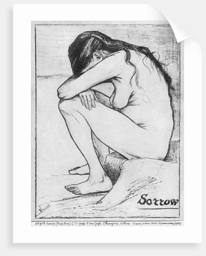 682x850 Sorrow Posters Prints - Sorrow Drawings