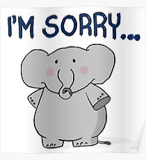 210x230 saying sorry drawing posters redbubble - Sorry Drawing