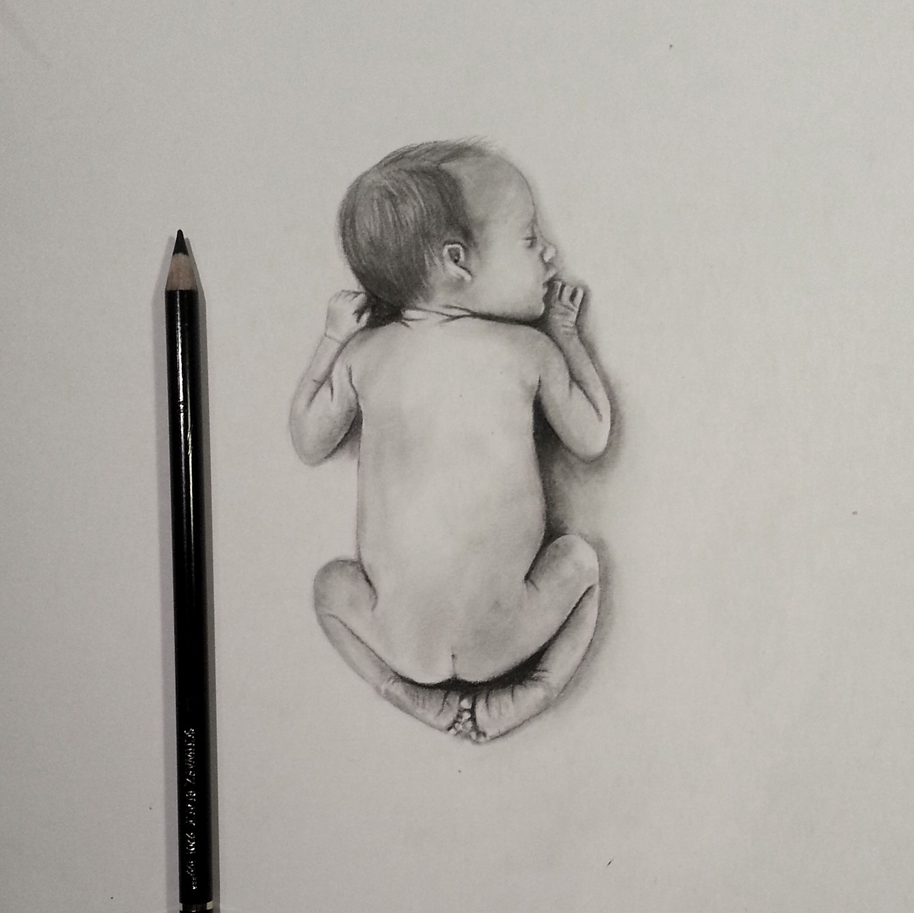 1885x1883 delicate my little drawing of a tiny soul pastel and charcoal - Soul Drawing