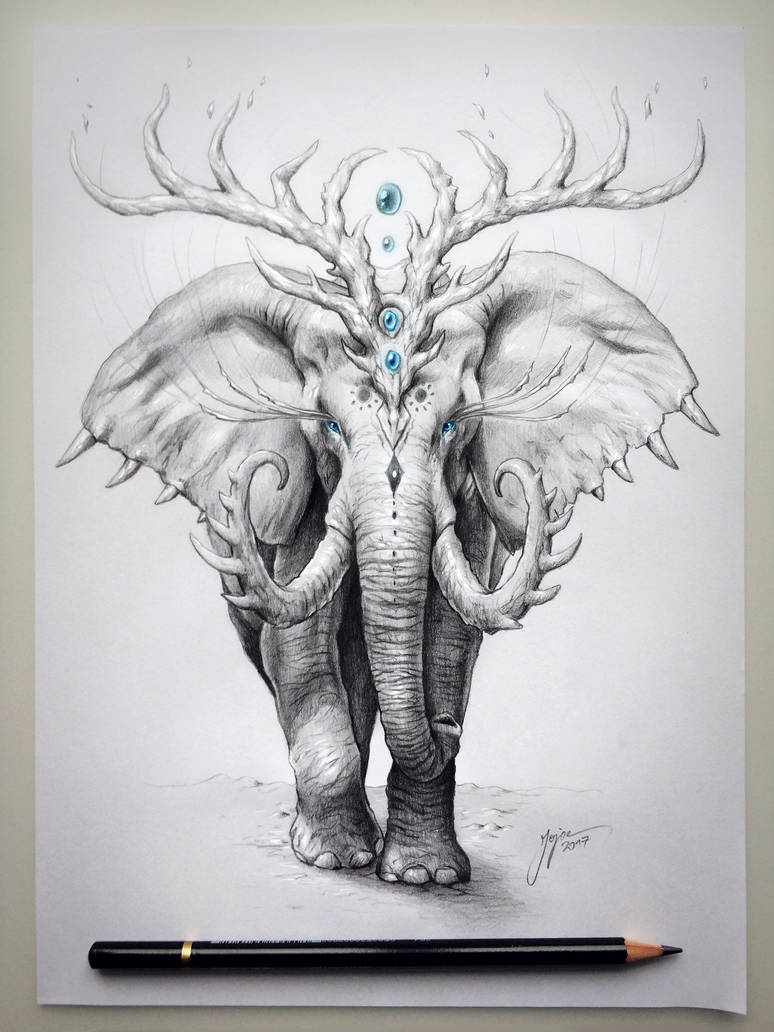774x1032 elephant soul - Soul Drawing