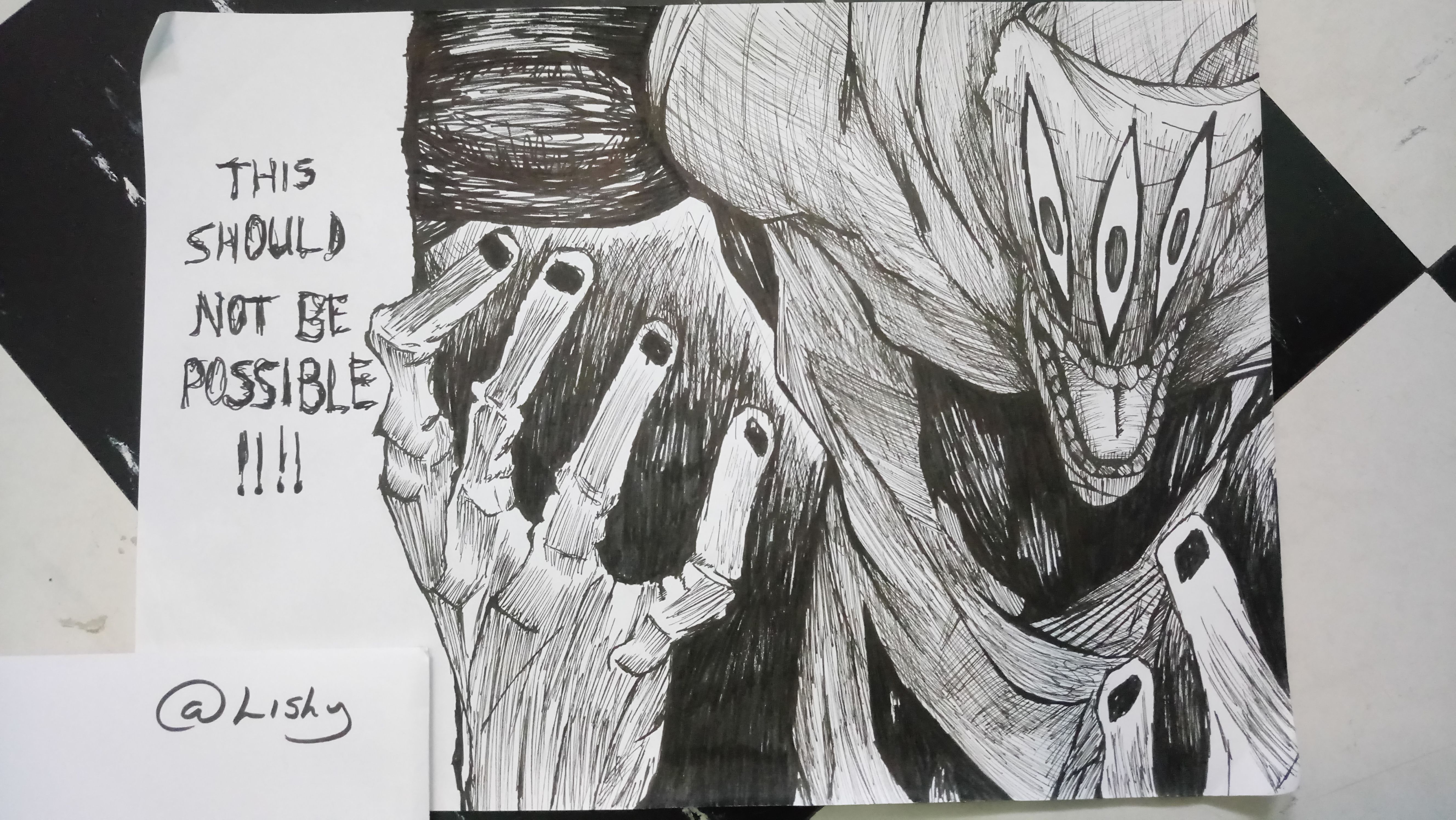 5312x2992 anime drawing kishin of soul eater! steemit - Soul Eater Drawing