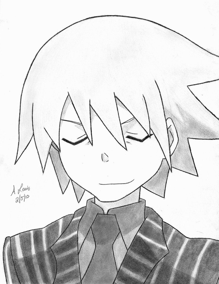900x1166 soul eater evans from soul eater i am drawing this picture trying - Soul Eater Soul Drawing