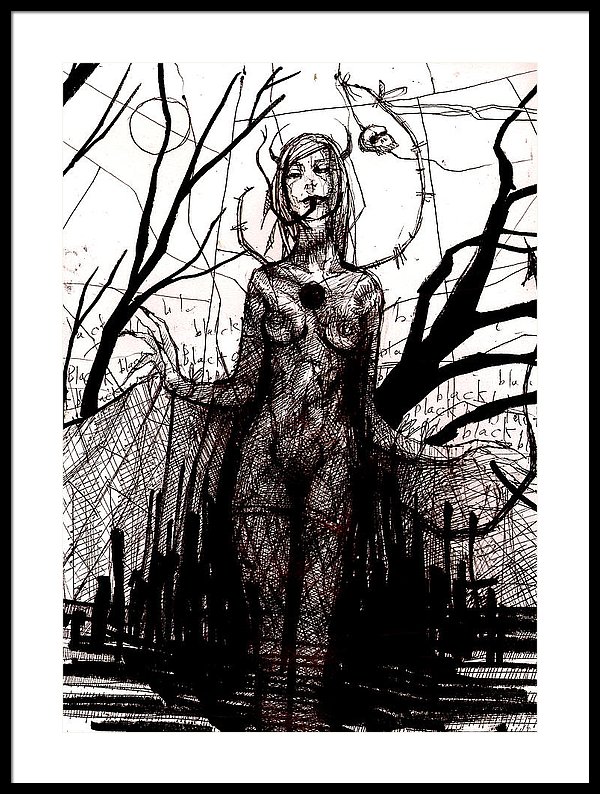 600x794 Soulmate Framed Print - Soulmate Drawing