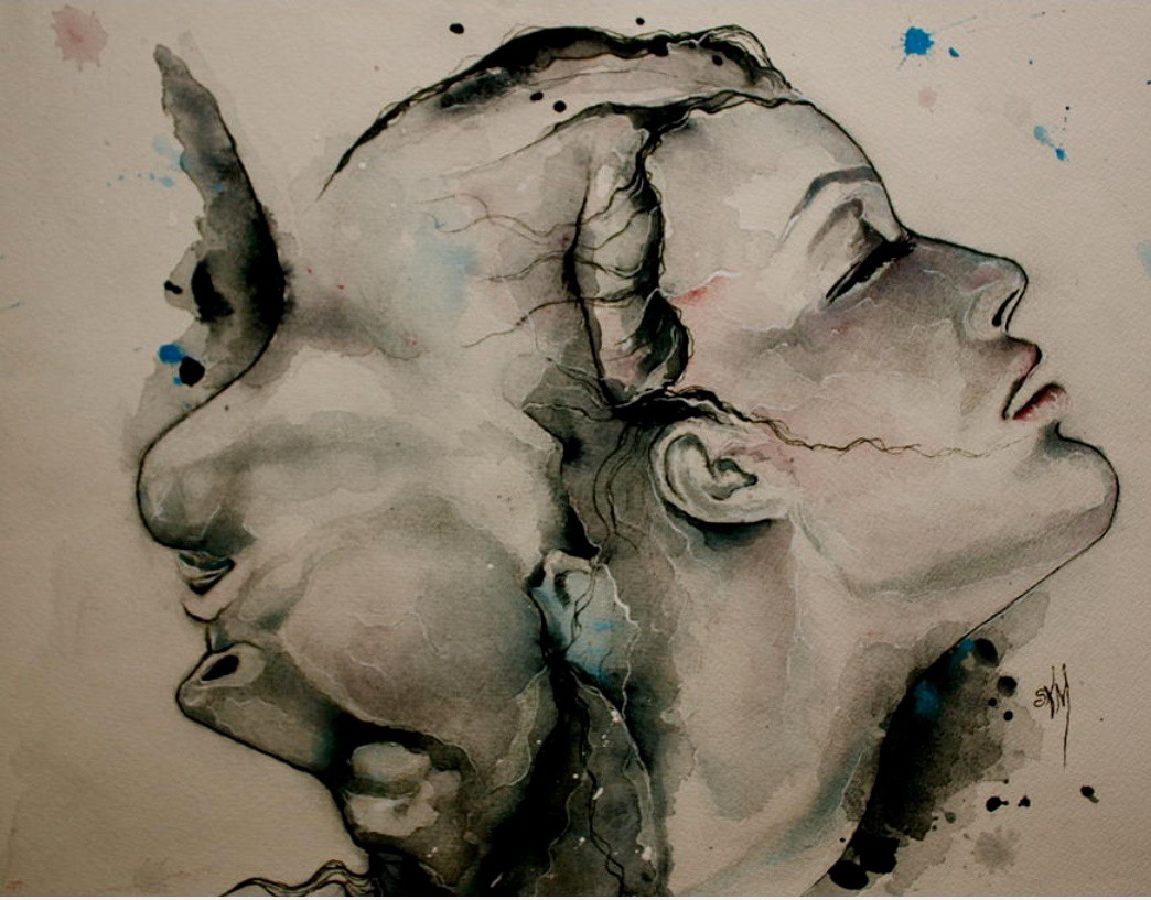 1044x817 Soulmate The Coffeelicious Medium - Soulmate Drawing