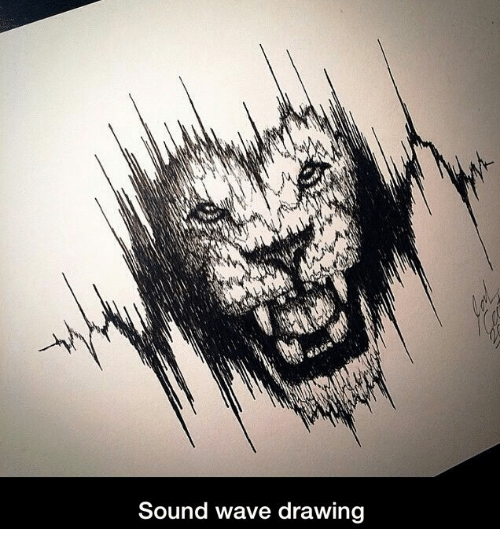 500x551 sound wave drawing funny meme on me me - Sound Drawing