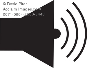 300x233 simple drawing of a speaker with sound waves emanating from it - Sound Wave Drawing