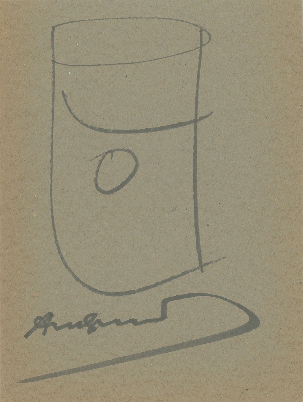 1000x1328 andy warhol campbell soup can sketch - Soup Can Drawing