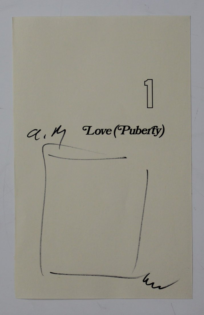 715x1100 andy warhol signed soup can drawing - Soup Can Drawing
