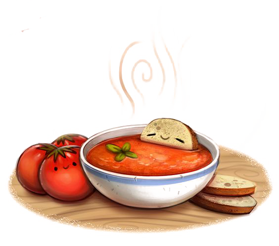 564x497 Collection Of Free Soup Drawing Gazpacho Download On Ui Ex - Soup Drawing