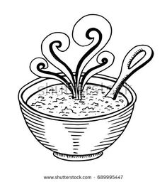 236x256 Putras Pojekts Bowl Of Soup, White Soup - Soup Drawing
