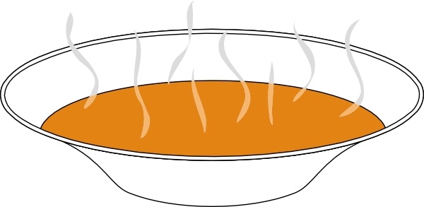 600x293 Steaming Pumpkin Soup Clip Art Free Vector In Open Office Drawing - Soup Drawing