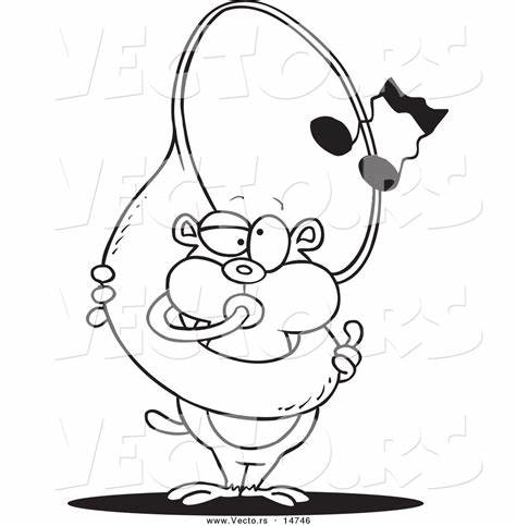 474x483 Sousaphone Drawing Gtgt - Sousaphone Drawing