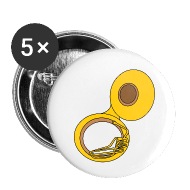 190x190 tuba drawing small buttons spreadshirt - Sousaphone Drawing