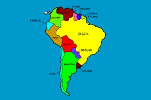 300x200 how to draw south america - South America Drawing