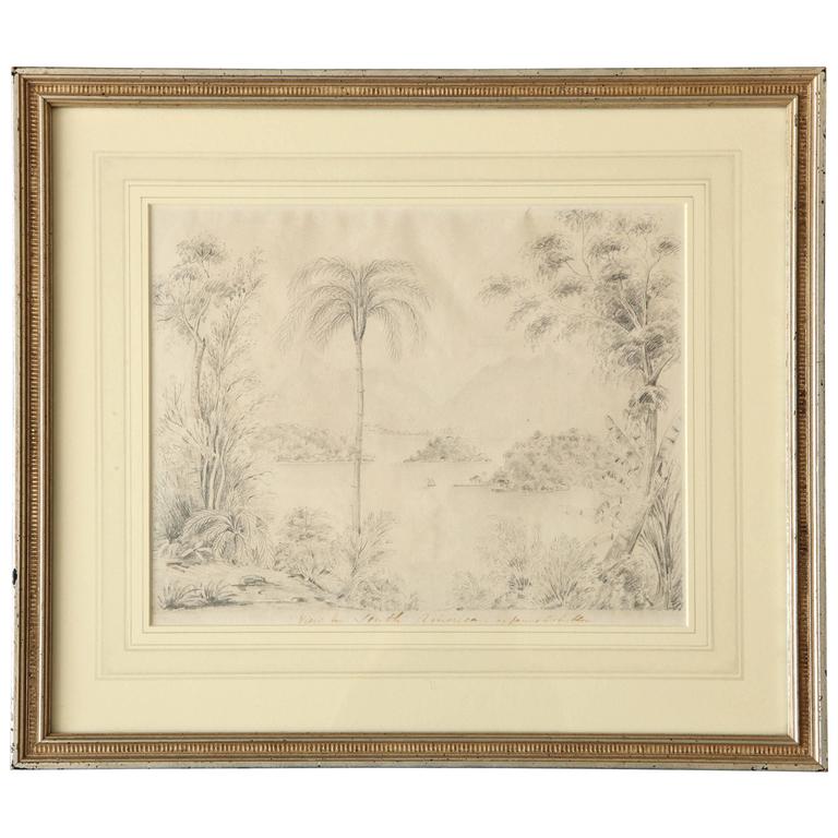 768x768 james robertson view in south america drawing eerdmans fine art - South America Drawing