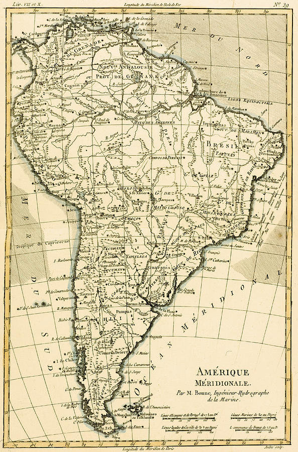 594x900 map of south america drawing - South America Drawing