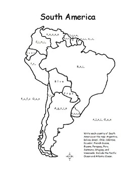 270x350 south america - South America Drawing