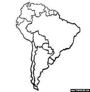 294x300 south america coloring pages - South America Drawing