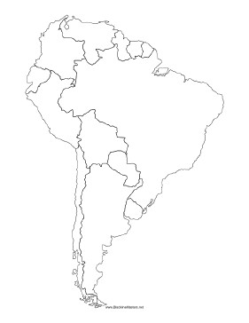 281x364 latin america map coloring pages fresh the map united states - South America Map Drawing
